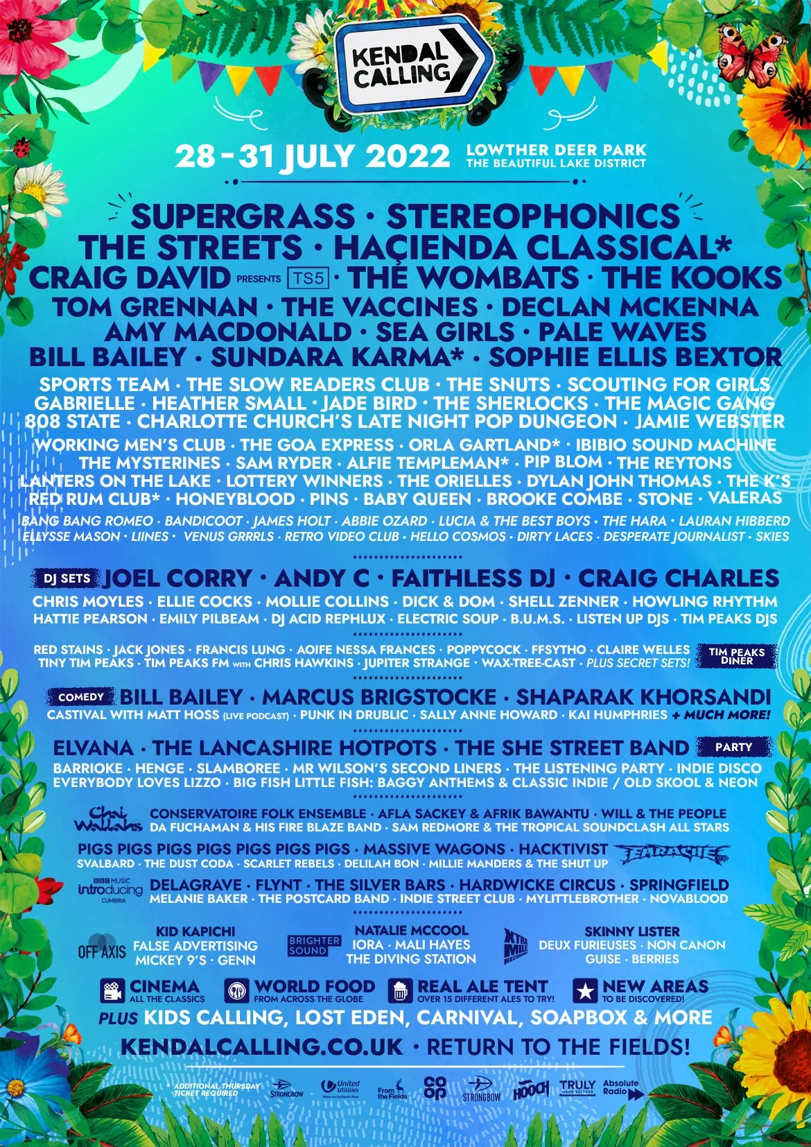Festival News: Kendal Calling Announces Stereophonics, The Streets and Supergrass as Headliners + More Bands Announced