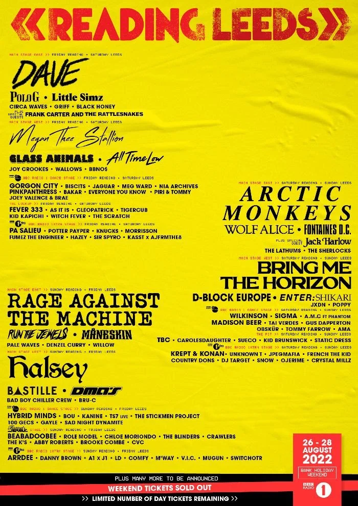 Festival News: Reading + Leeds Festival add an additional 70+ names