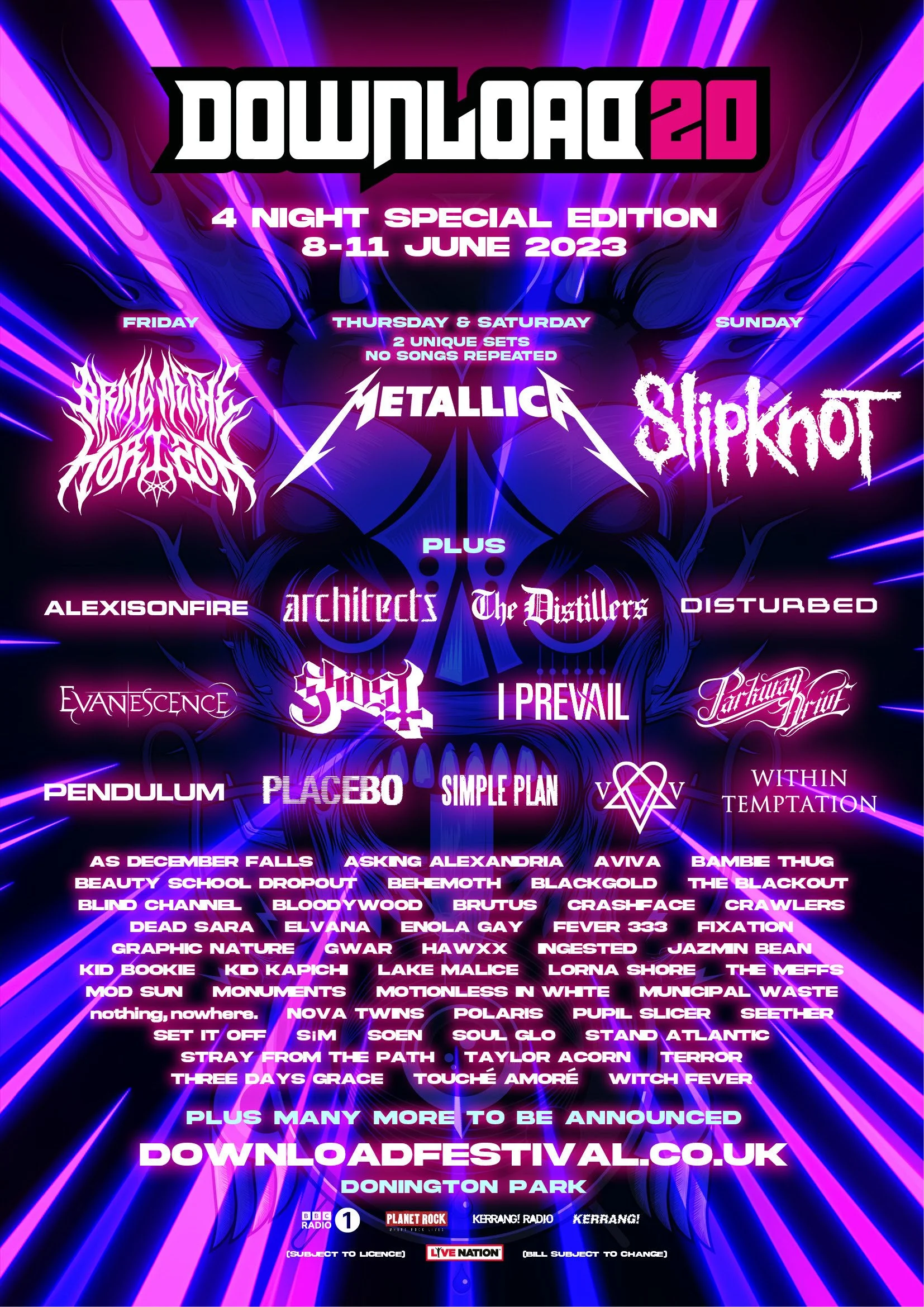 Festival News: Download Reveals Epic Line-Up!