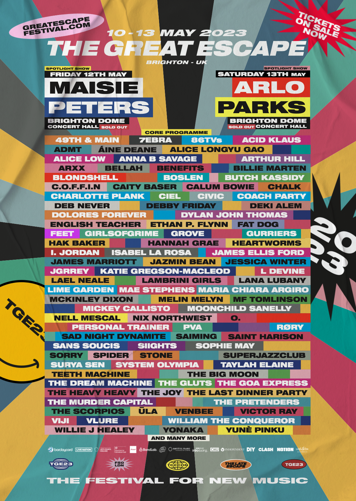 140 More Artists Added To The Great Escape 2023