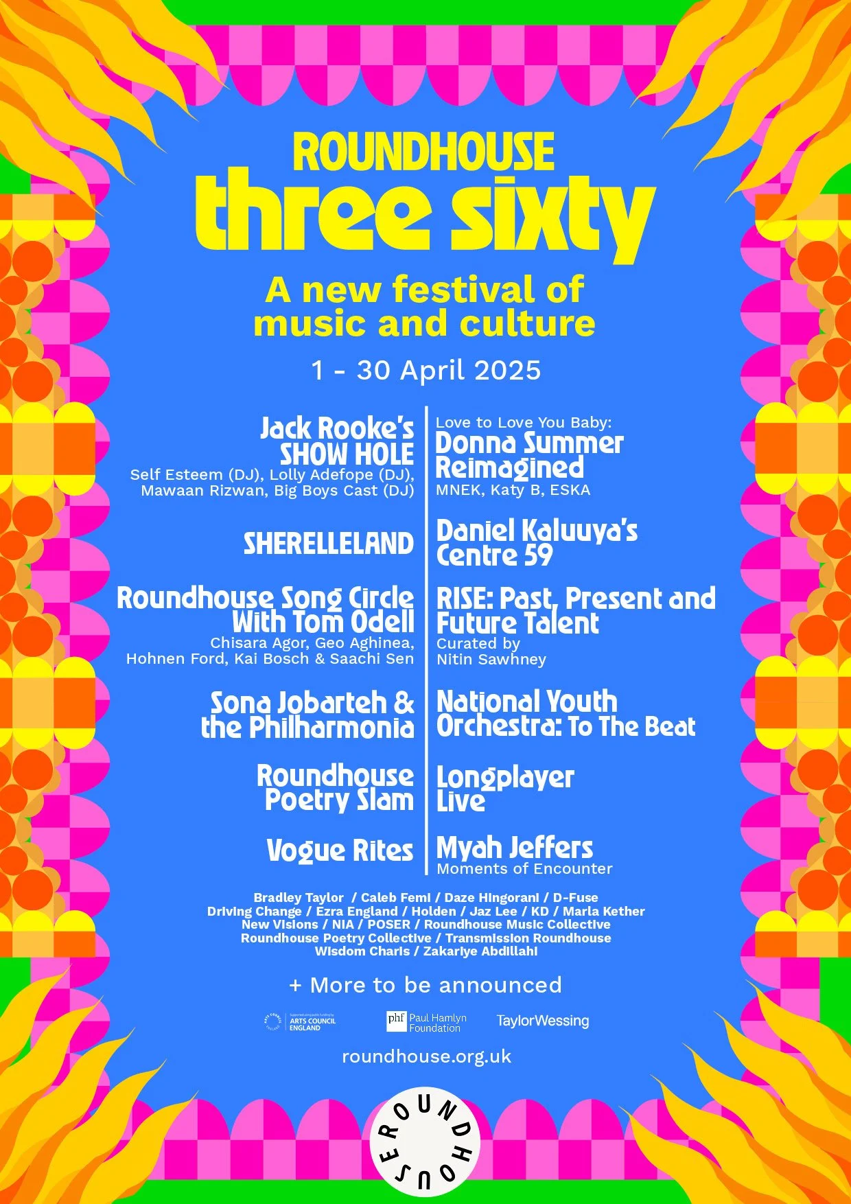 London's Roundhouse announces brand new festival Roundhouse Three Sixty