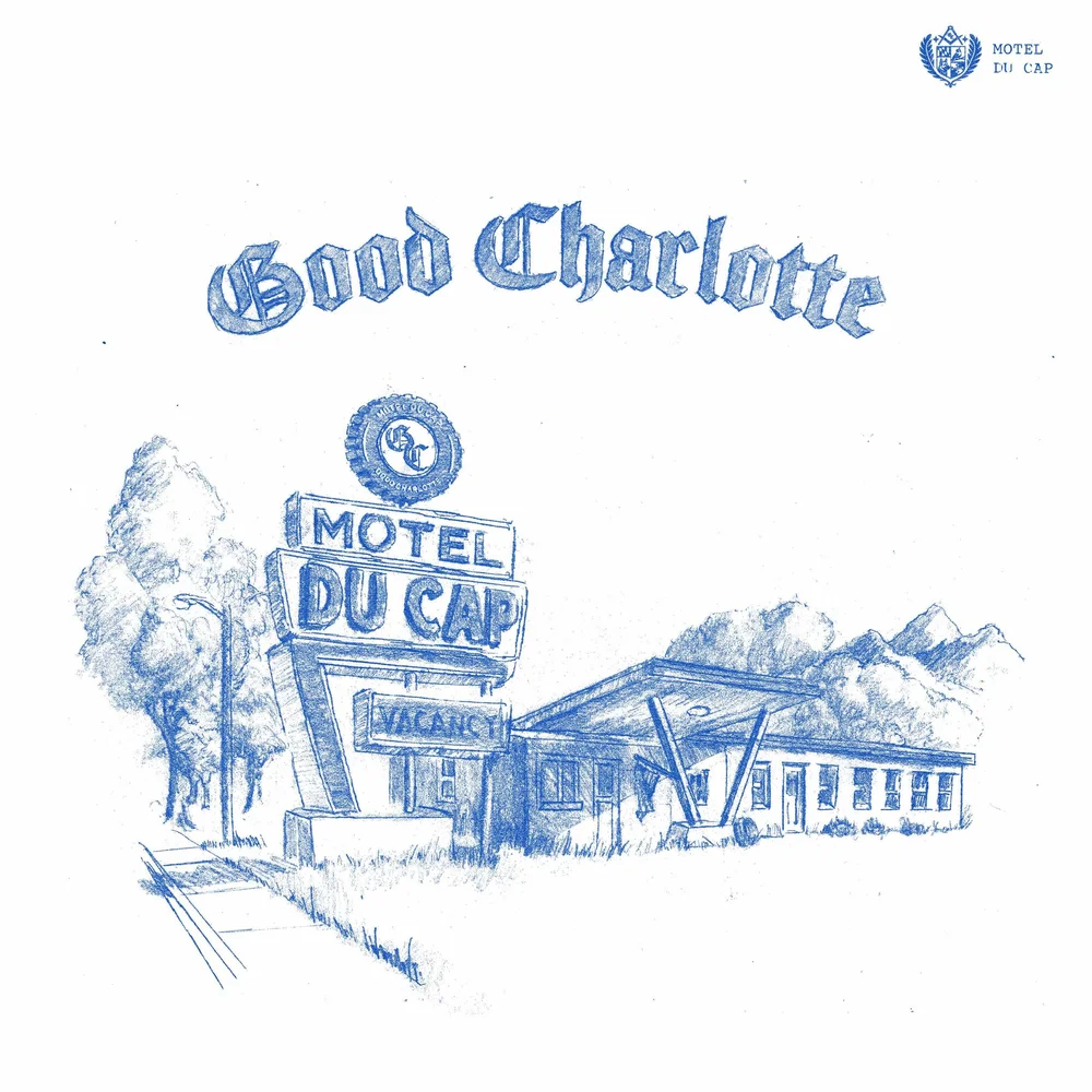 Pencil sketch of Good Charlotte's 'Motel Du Cap'.