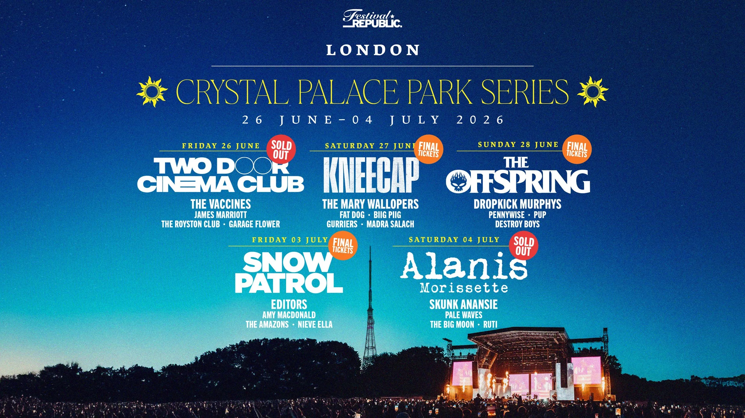 Festival Preview: Crystal Palace Park Series returns