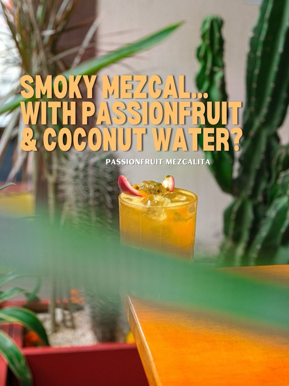 Smoky mezcal. Bright passionfruit. A clean coconut finish. 🍹✨

Our Passionfruit Mezcalitta is all about balance &mdash; mezcal&rsquo;s depth layered with tropical acidity and just enough sweetness to keep you coming back for another sip.

If you&rsq