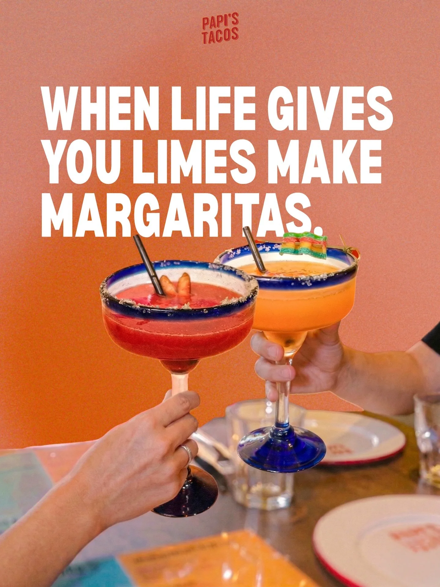 When life gives you limes&hellip; we turn it into frozen margaritas all night long. 🍋&zwj;🟩🍸🔥

Tomorrow is Monday &mdash; which means MONDAY MARGARITAS at Papi&rsquo;s

Enjoy icy cold Frozen Lime Margaritas at Happy Hour prices ALL NIGHT ❄️✨
Yeah