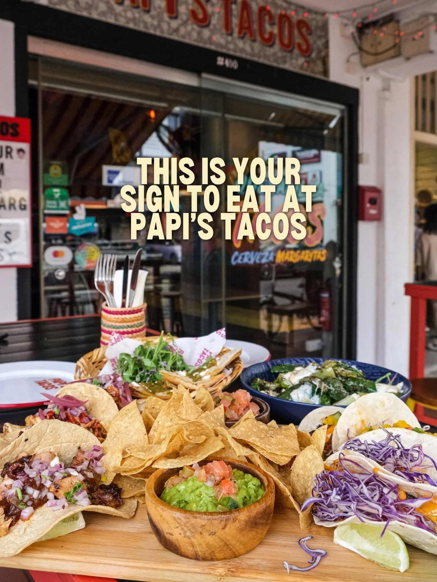 If tacos are on your mind&hellip; this is your sign 🌮

At Papi&rsquo;s Tacos, we serve up authentic Mexican flavours &mdash;
fresh, bold, and made to hit just right.

No shortcuts, just good food that speaks for itself.

Find us at 4 outlets across 