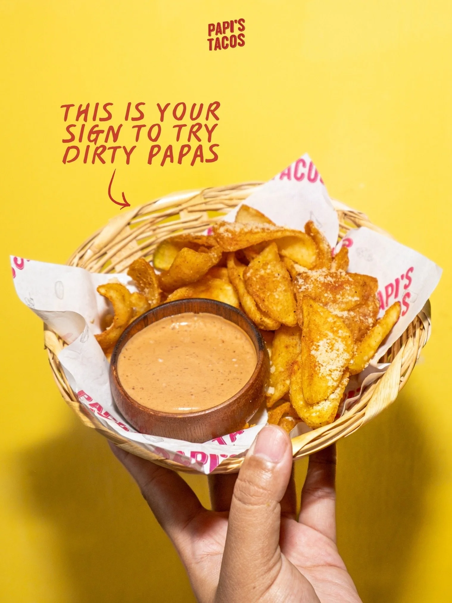 🌮 Consider this your sign to try our Dirty Papas. 👀🔥

Crispy, golden hand-cut potatoes loaded with creamy chipotle aioli and finished with a generous sprinkle of Cotija cheese.

Crunchy, creamy, smoky, cheesy&hellip; basically everything you want 