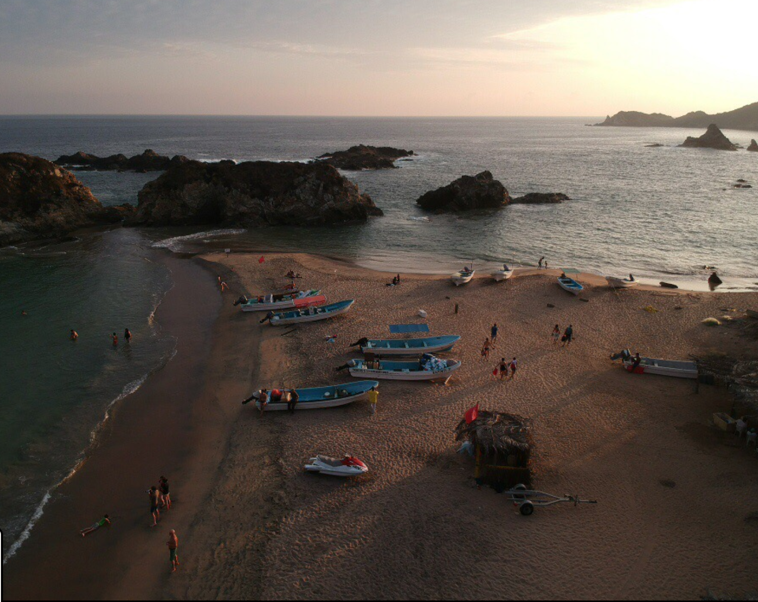 Producer Christian Adams selects San Agustinillo beach in Oaxaca, Mexico.
