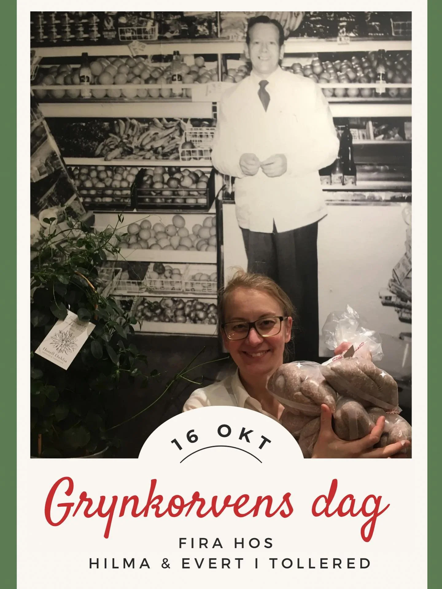 Tredje torsdagen i oktober är det Grynkorvens dag. En dag när all skaraborgare njuter till fullo av den lokala korven gjord på korngryn och fläskfärs smaksatt med kryddpeppar. 
Evert var en riktig hejare på grynkorv o