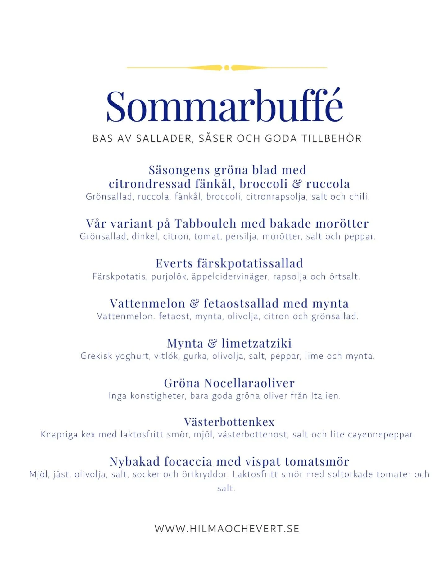 Nedr&auml;kningen har b&ouml;rjat f&ouml;r &aring;rets mest hektiska (och roliga) veckor i k&ouml;ket. Under 2-3 veckor fr&aring;n b&ouml;rjan p&aring; juni till midsommar avl&ouml;ser studenter, br&ouml;llop och sommaravslutningar varandra och vi la