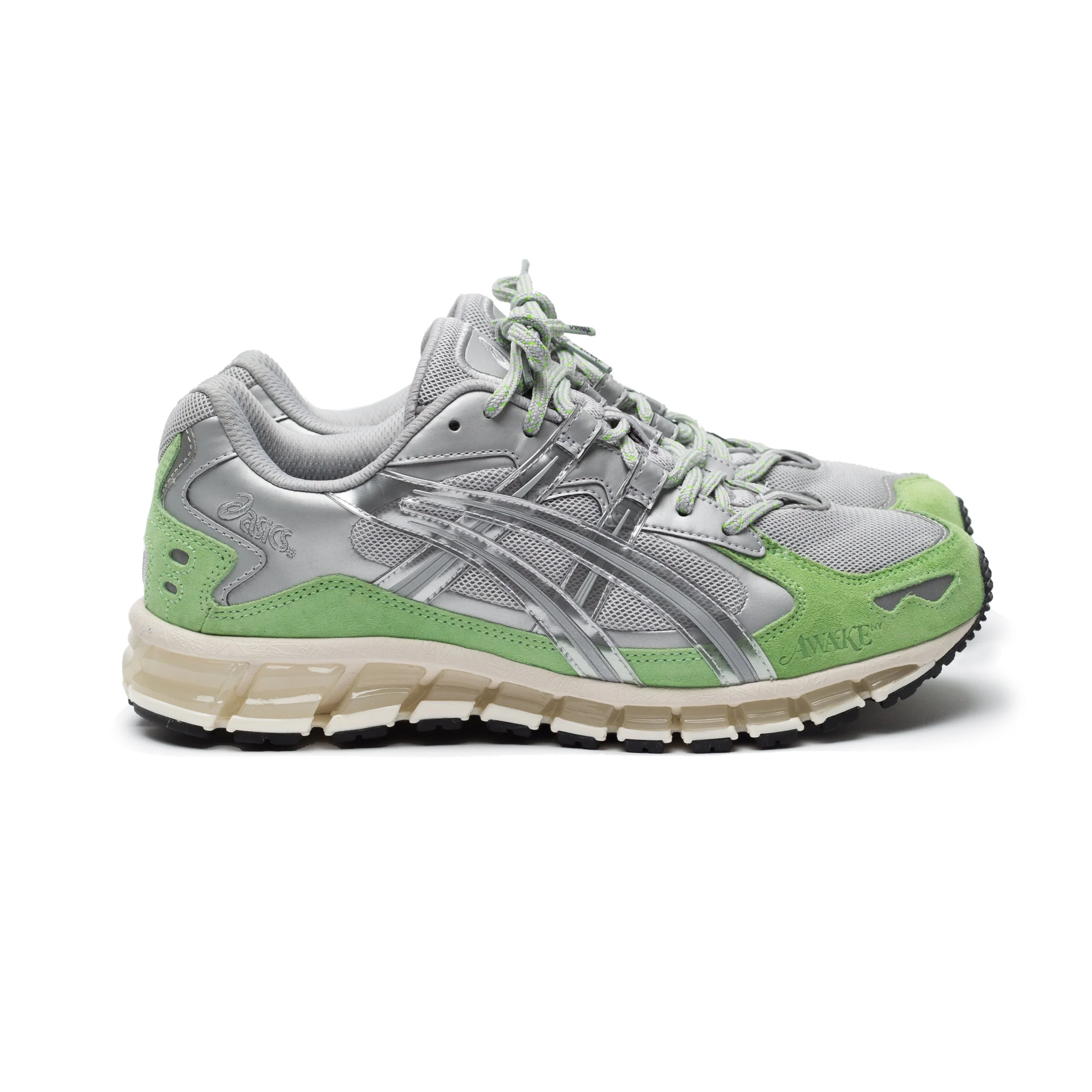 awake asics green