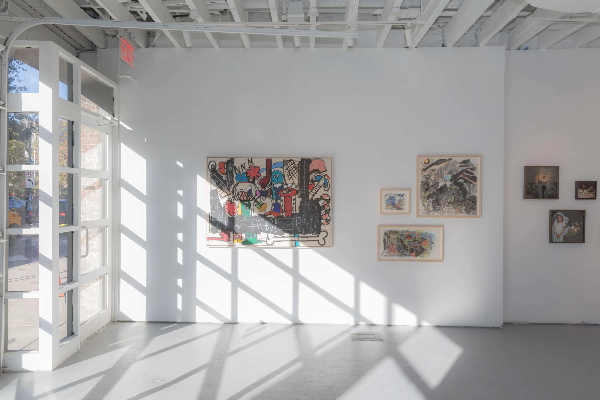 Opening night, work by Taher Jaoui, Shiyi Sheng, and Viktoria Sorochinski