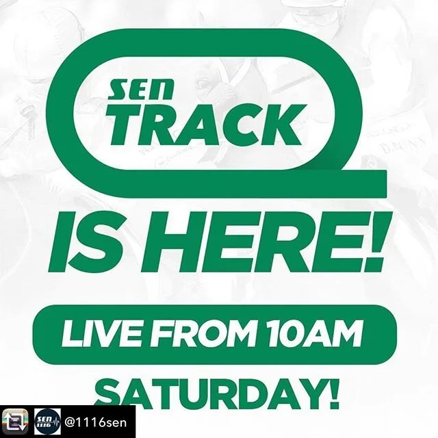 Repost from @1116sen - Join @gerardwhateley from 10am as we launch SENTrack, a radio station for all things racing, harness and greyhounds. Listen live on 1377am in Melbourne, 654am in Perth, 1575am in Woolongong and on the SEN app! Here we go 🐎