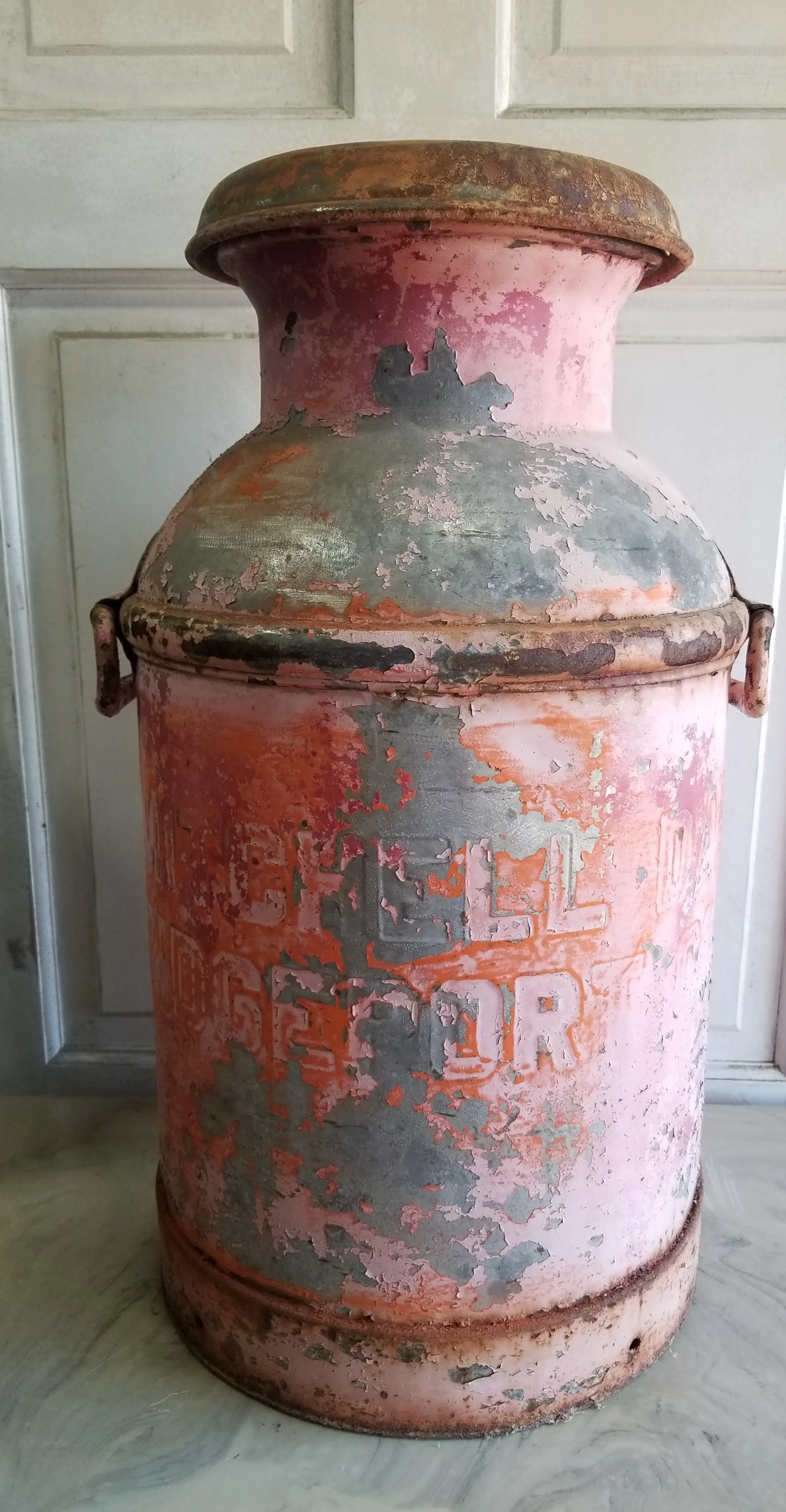 Vintage milk can