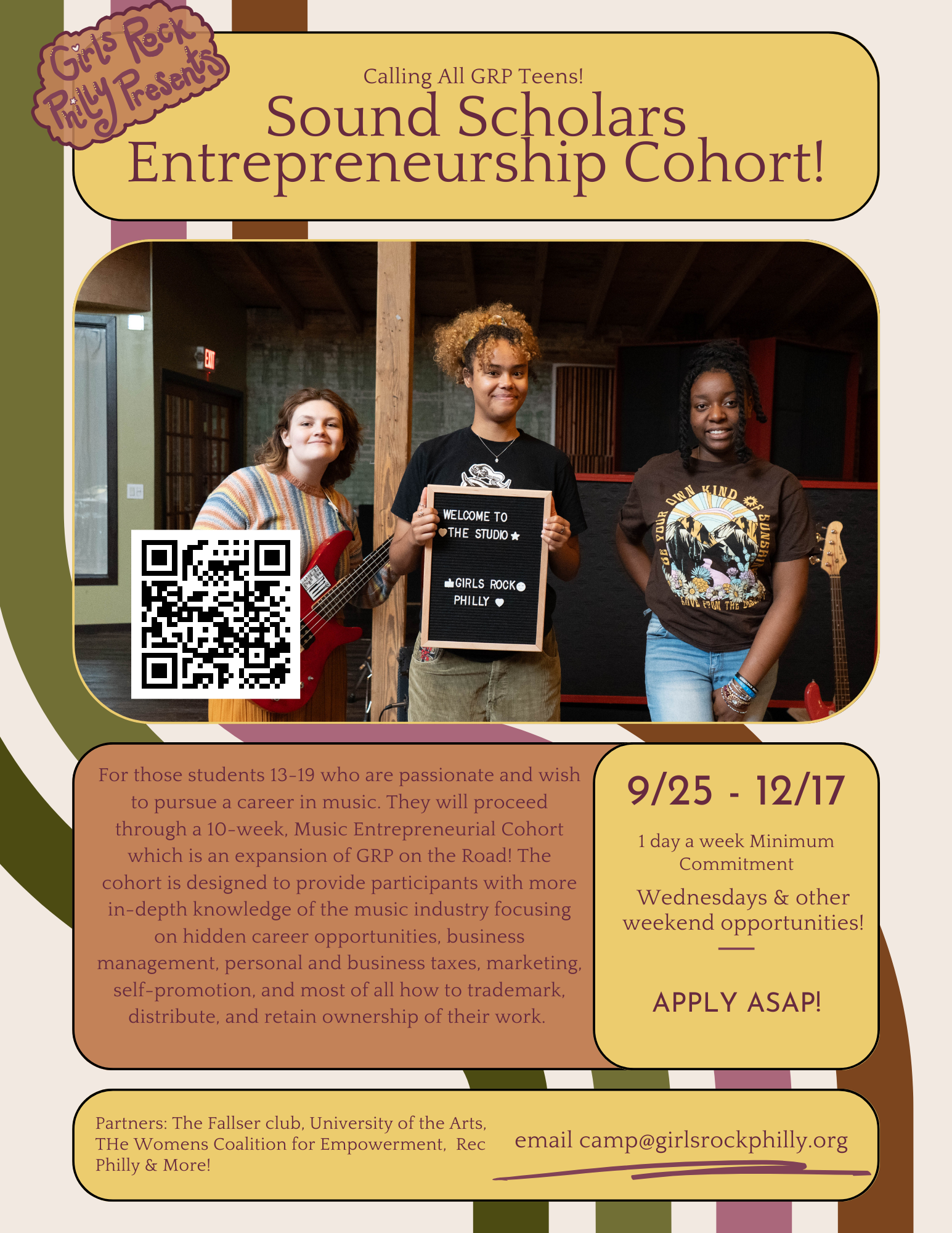 Entrepreneurial (Sound Scholars) Cohort