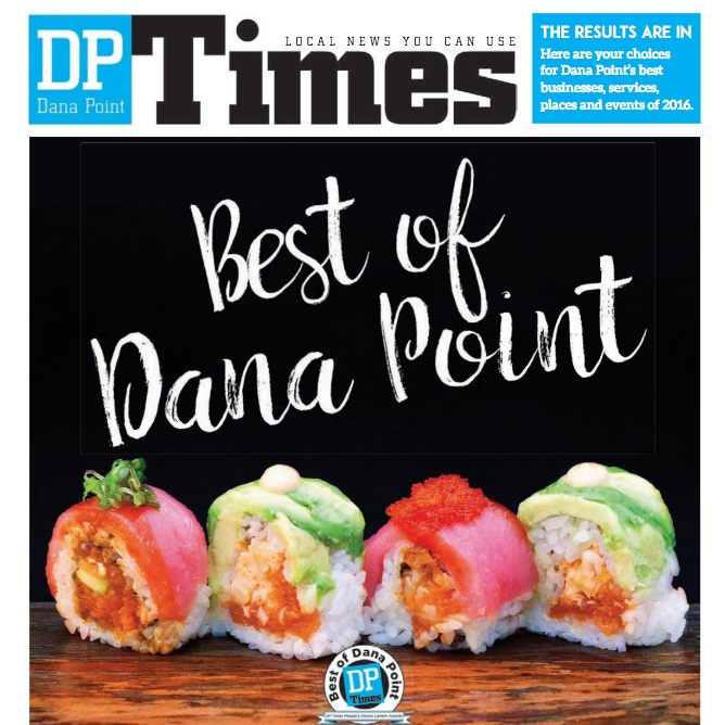 Dana Point votes iHeartYoga "Best Yoga Studio"