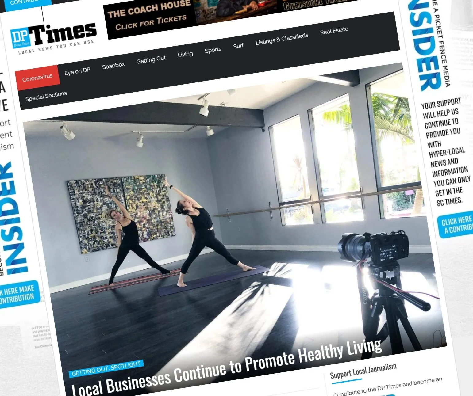 Dana Point Times Celebrates Local Businesses Promoting Healthy Living
