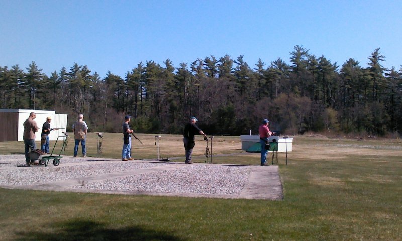 This is one of our two trap fields. This field runs independent of other shotgun activity. The second trap field is shared with a skeet field.