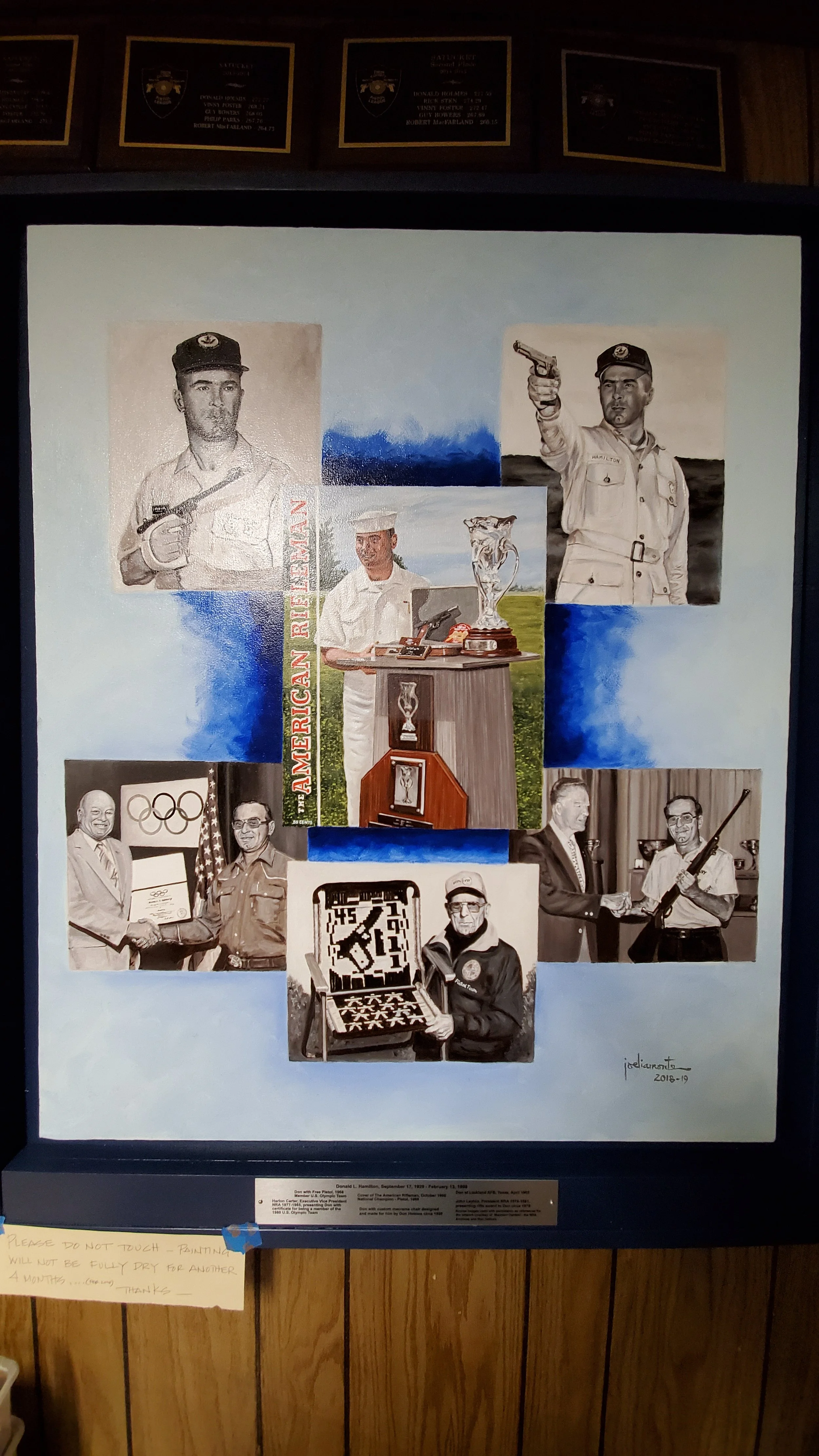 This display on Don is at the Satucked club where Don was also a member. Click on picture for more information.