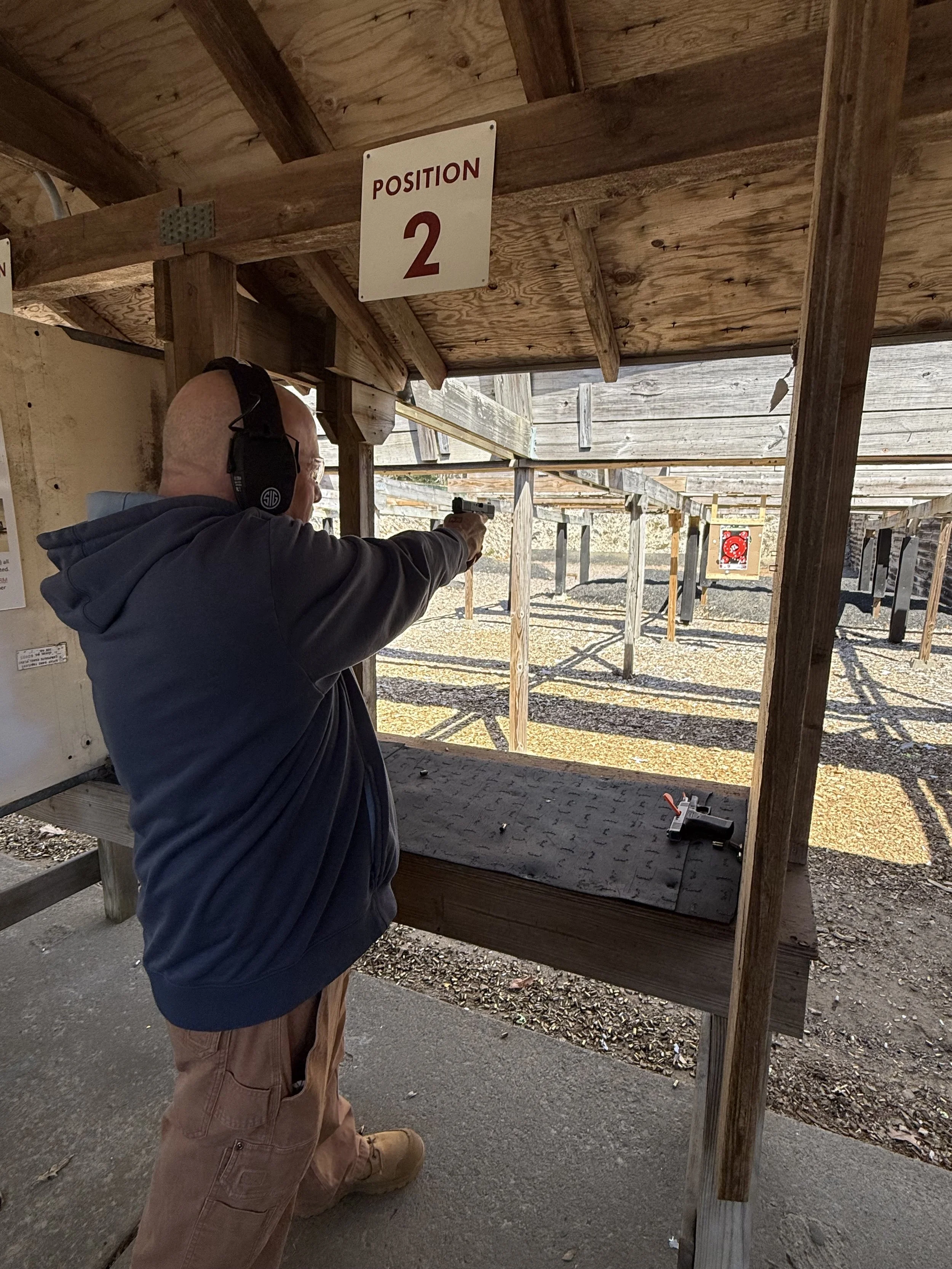  Taking aim at a sub 25 yard target.  