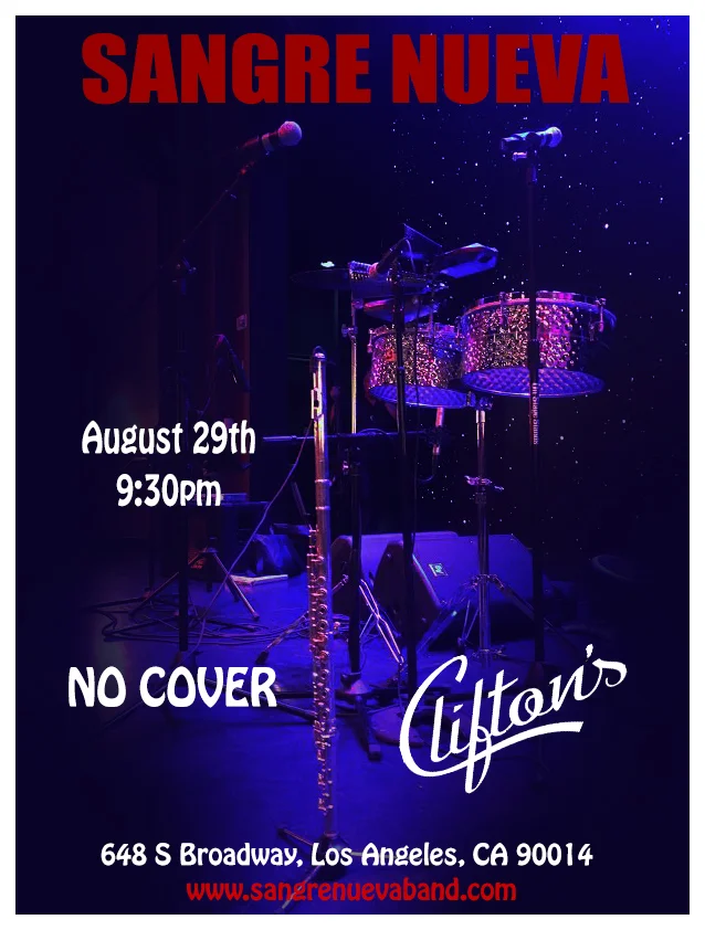 Latin Chrome presents Salsa at Clifton's Republic!