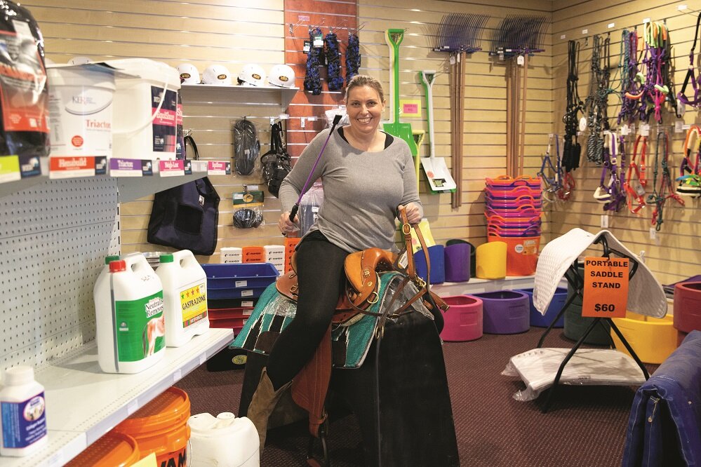 Jodi Wheeler getting Melbourne Cup ready...jpg