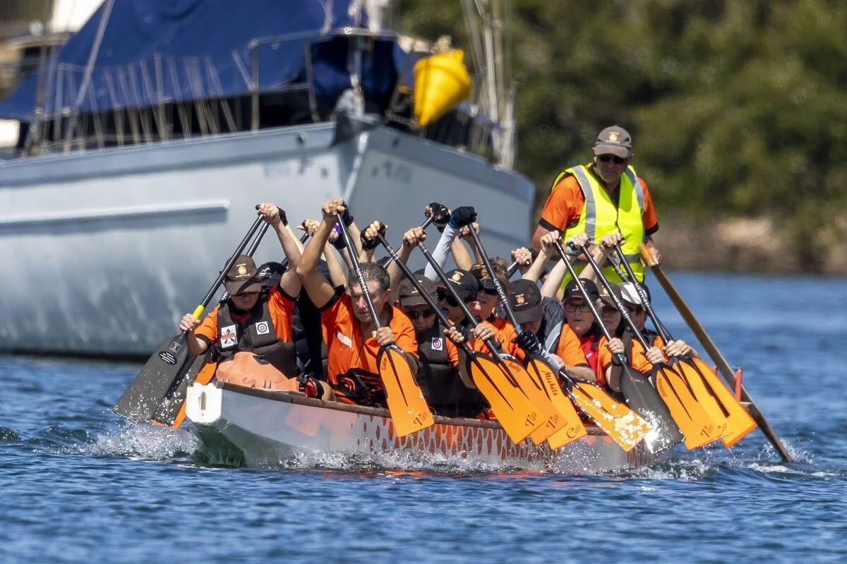 Colour City Dragons tacklet Bei Loon 8km Challenge