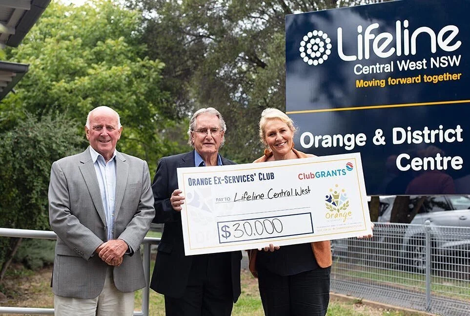 Lifeline Benefit from OESC Club Grants Program 👏🤩

&ldquo;Orange Ex Services Club has been instrumental in the whole history of Lifeline Central West,&rdquo; explained Lifeline Central West CEO Stephanie Robinson, &ldquo;I actually don&rsquo;t know if we would be here without them to be honest.&rdquo;

#orangecitylife #oclife #lifelinecentralwest #orangeexservicesclub #donation #regionalnsw #orangensw