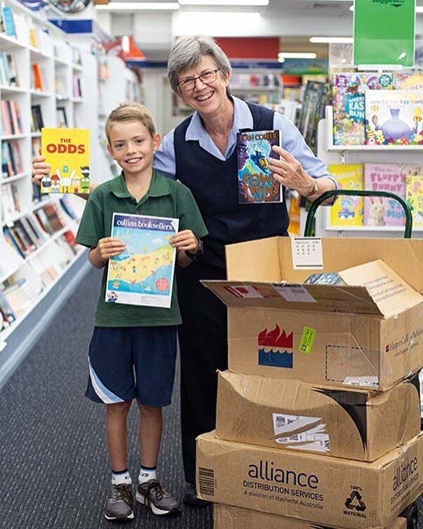 Harry Oldroyd&rsquo;s face 😲 said it all last week, as four fully loaded boxes of books 📚 were wheeled out to greet him and be taken to their new home&hellip; Harrys room 🤩

Harry won an Australia wide competition through @collinsbooksorange 👏

#