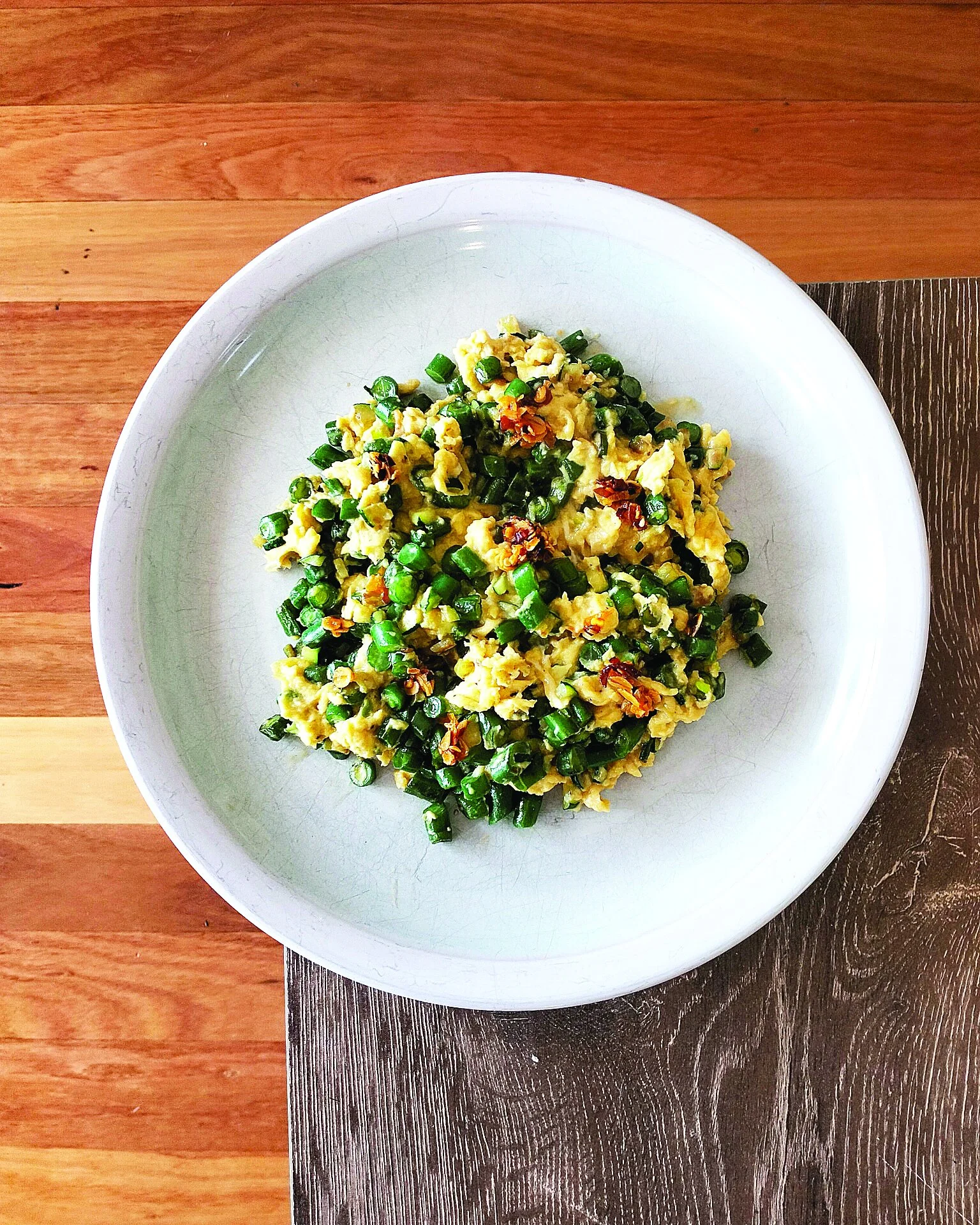 A 15-minutes meal: huevos revueltos
