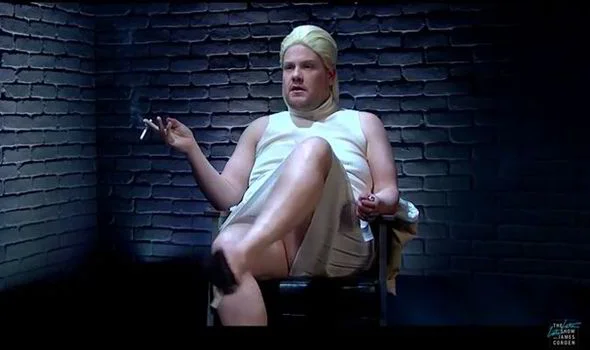 I SUSPECT I LOOKED MORE LIKE JAMES CORDEN DOING SHARON STONE
