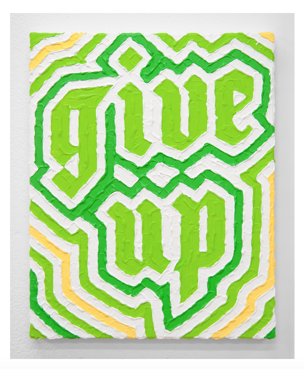 Big Town Small Dreamer (Give Up) . Acrylic on Canvas. 2014.