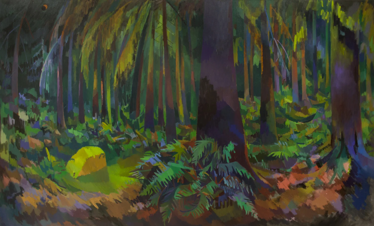 Oakridge Forest , Oil on Canvas, 2017.