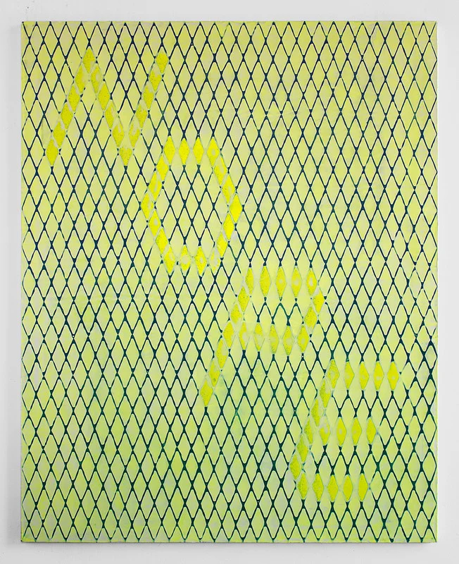 NOPE , acrylic and enamel on canvas