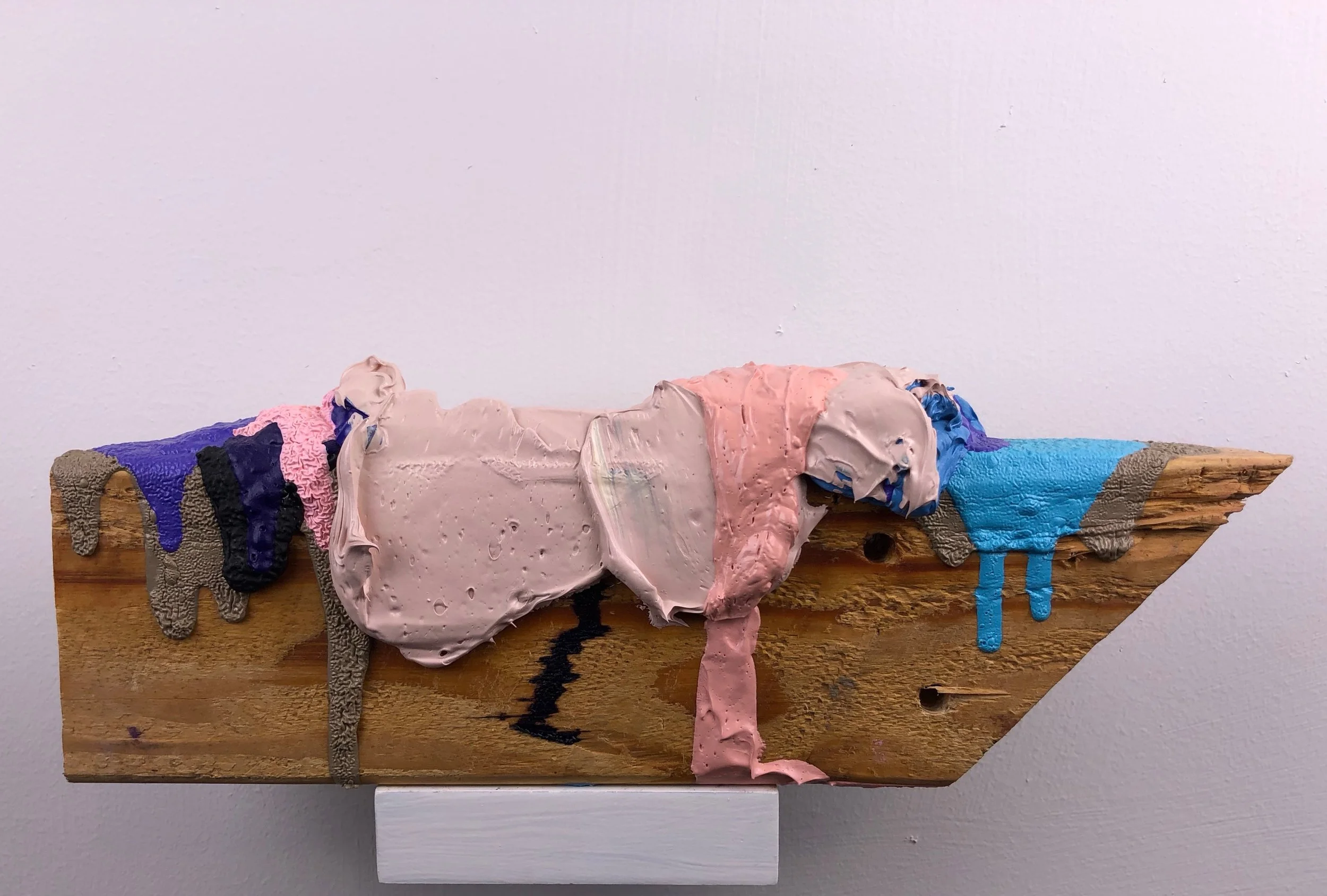 Quitterbread Bars , oil on wood, 2019