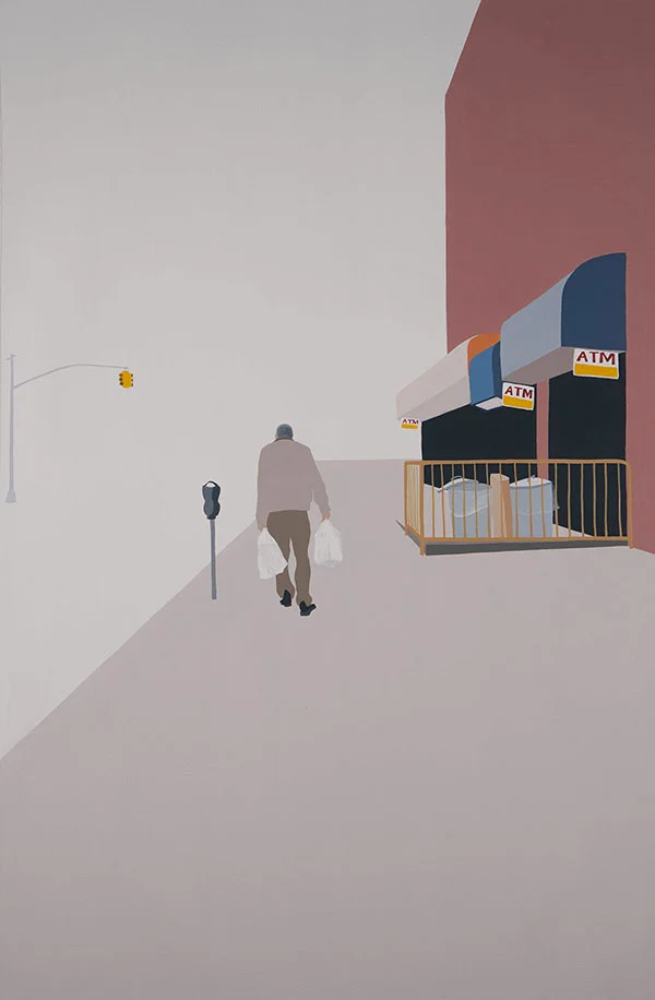 Backs (NYC) , acrylic on canvas