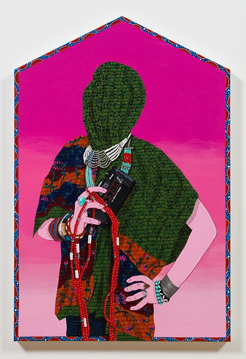 Analog Document , acrylic on canvas, 2018
