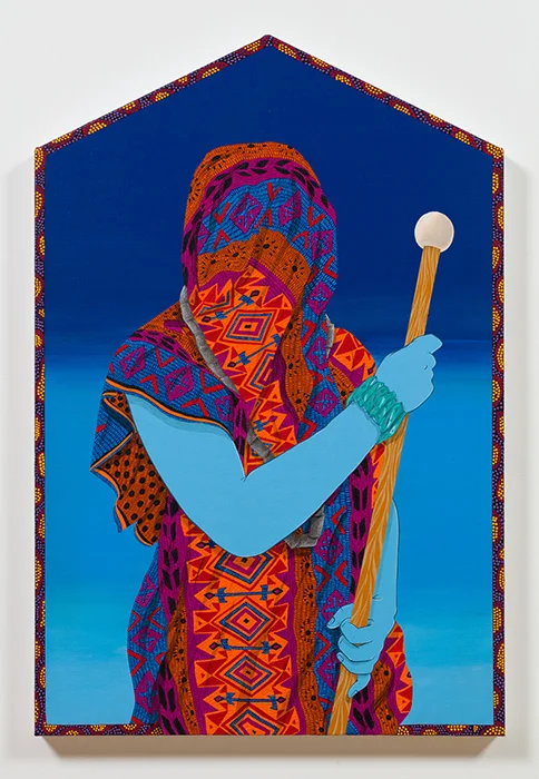 Haunted and Hunted , acrylic on canvas, 2018