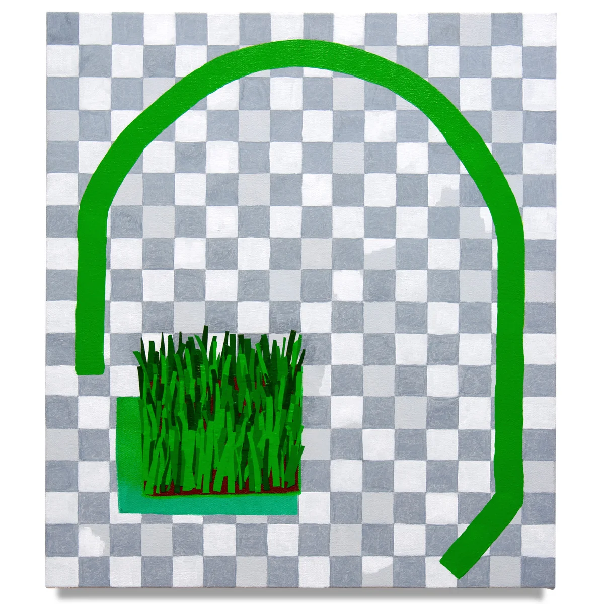 Yardwork , acrylic on canvas, 2016
