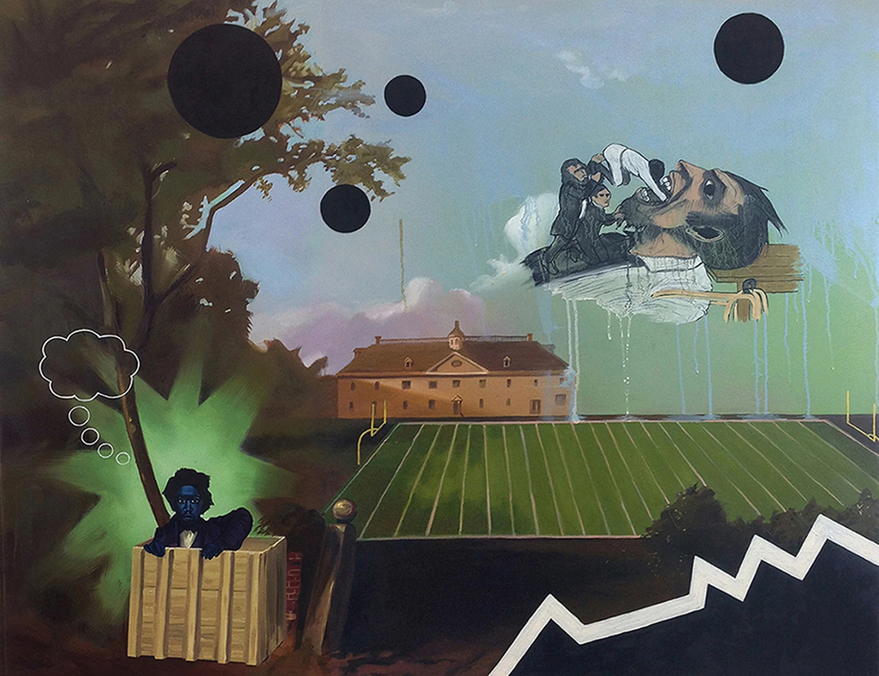 Free Soiling , oil on canvas, 2014