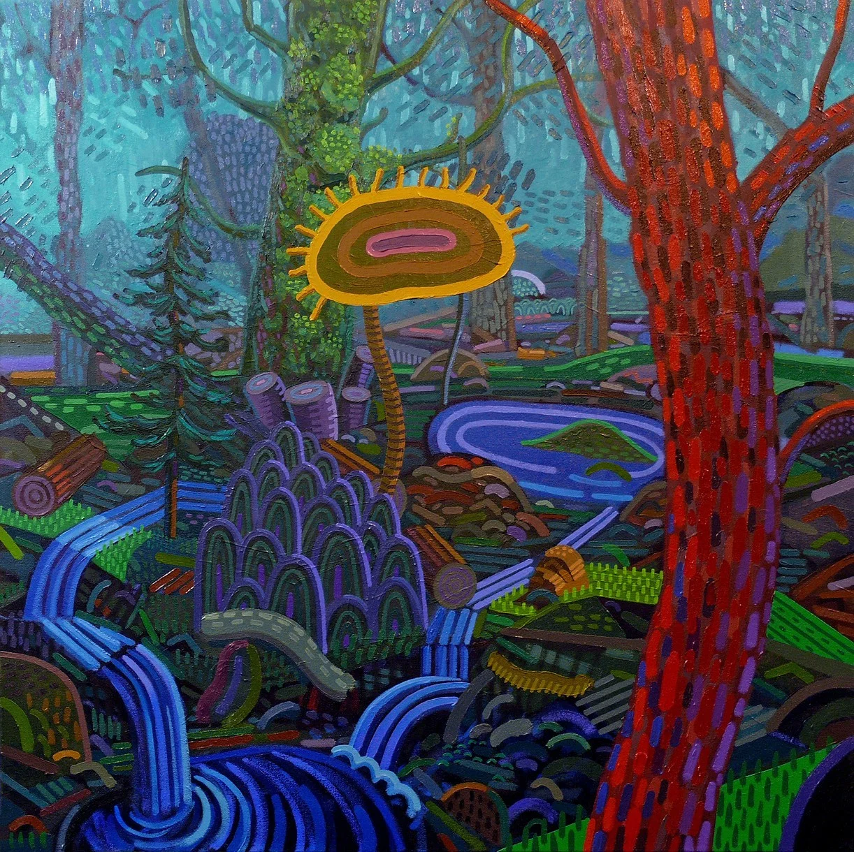 The Eye , oil on canvas, 2018