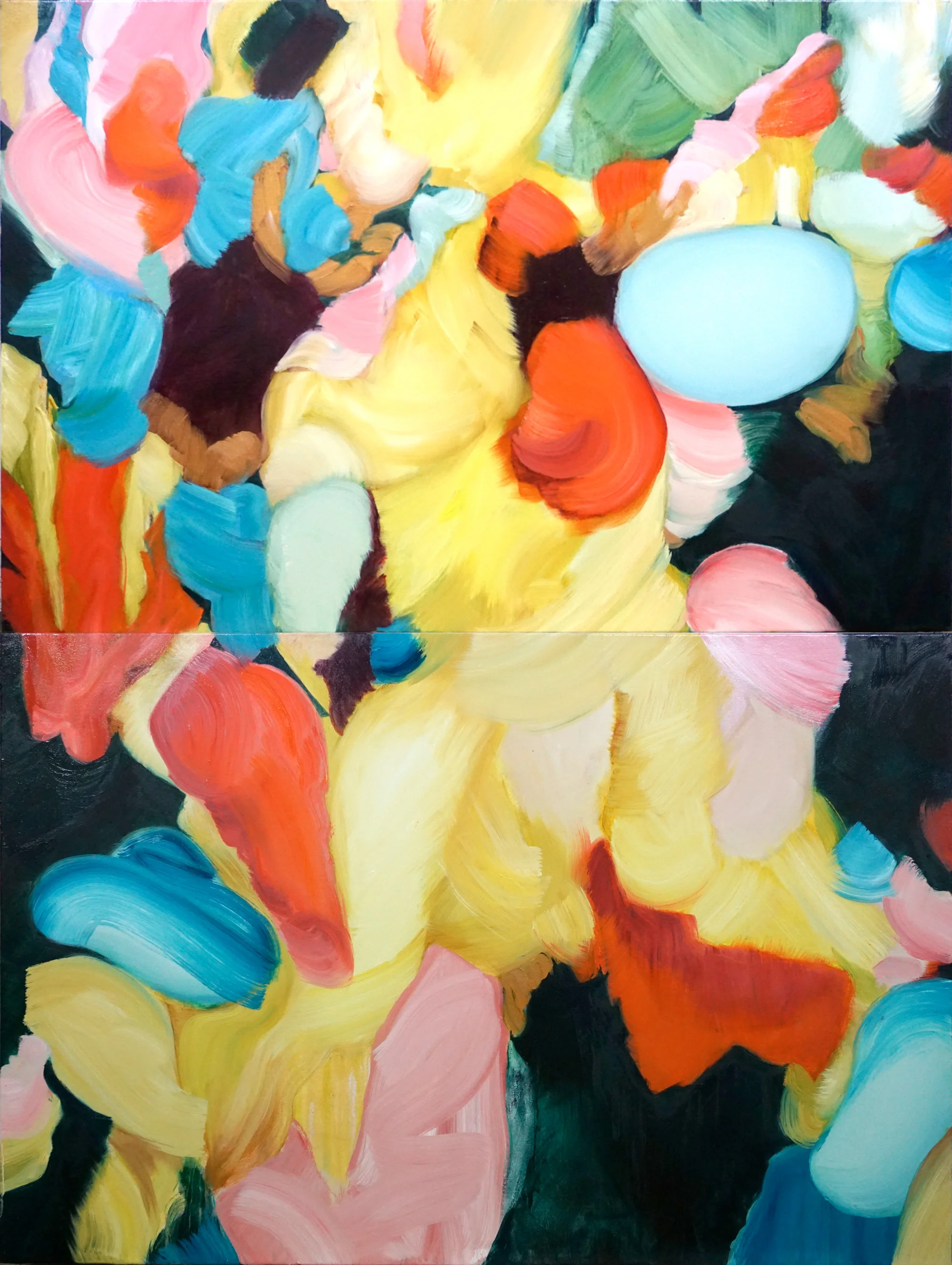 Spirit , Oil and Acrylic on Canvas, 2019