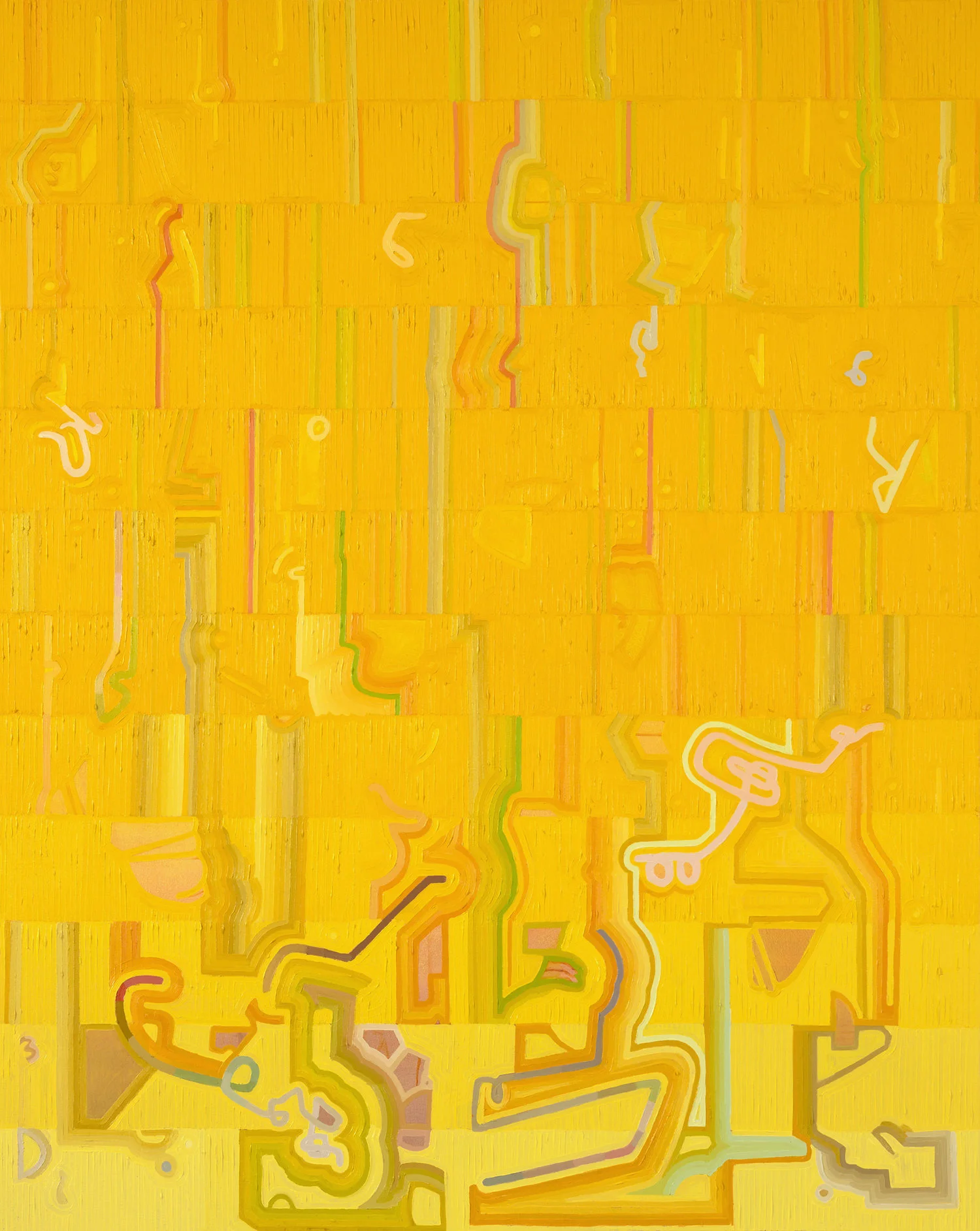 Yellowhammer , oil on canvas, 2018