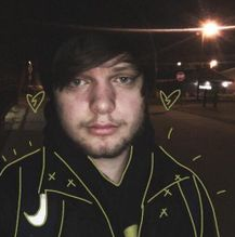 Above is a photo of Yung Van on his Instagram.