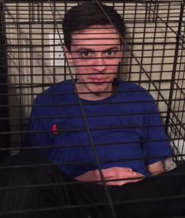 Above is a photo of Taylor’s roommate in Lily’s cage.
