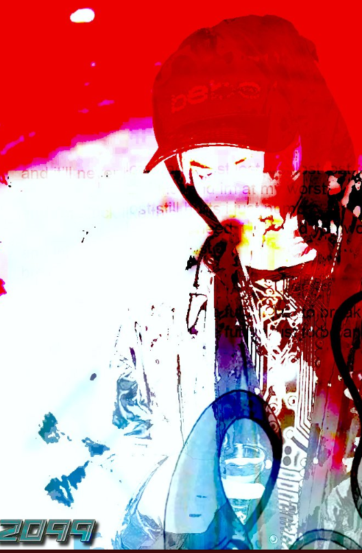 Above is the cover art of his EP “Songs from future past”.