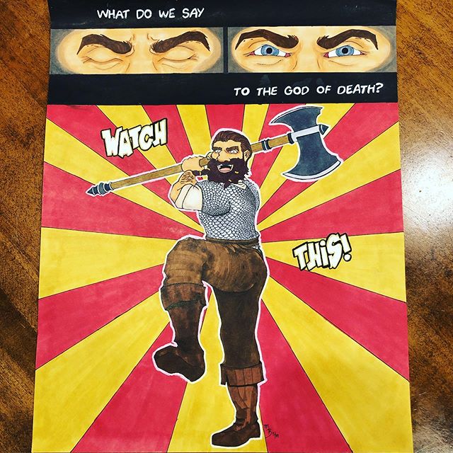 Amazing marker drawing sent to us by @ladyblahblah !