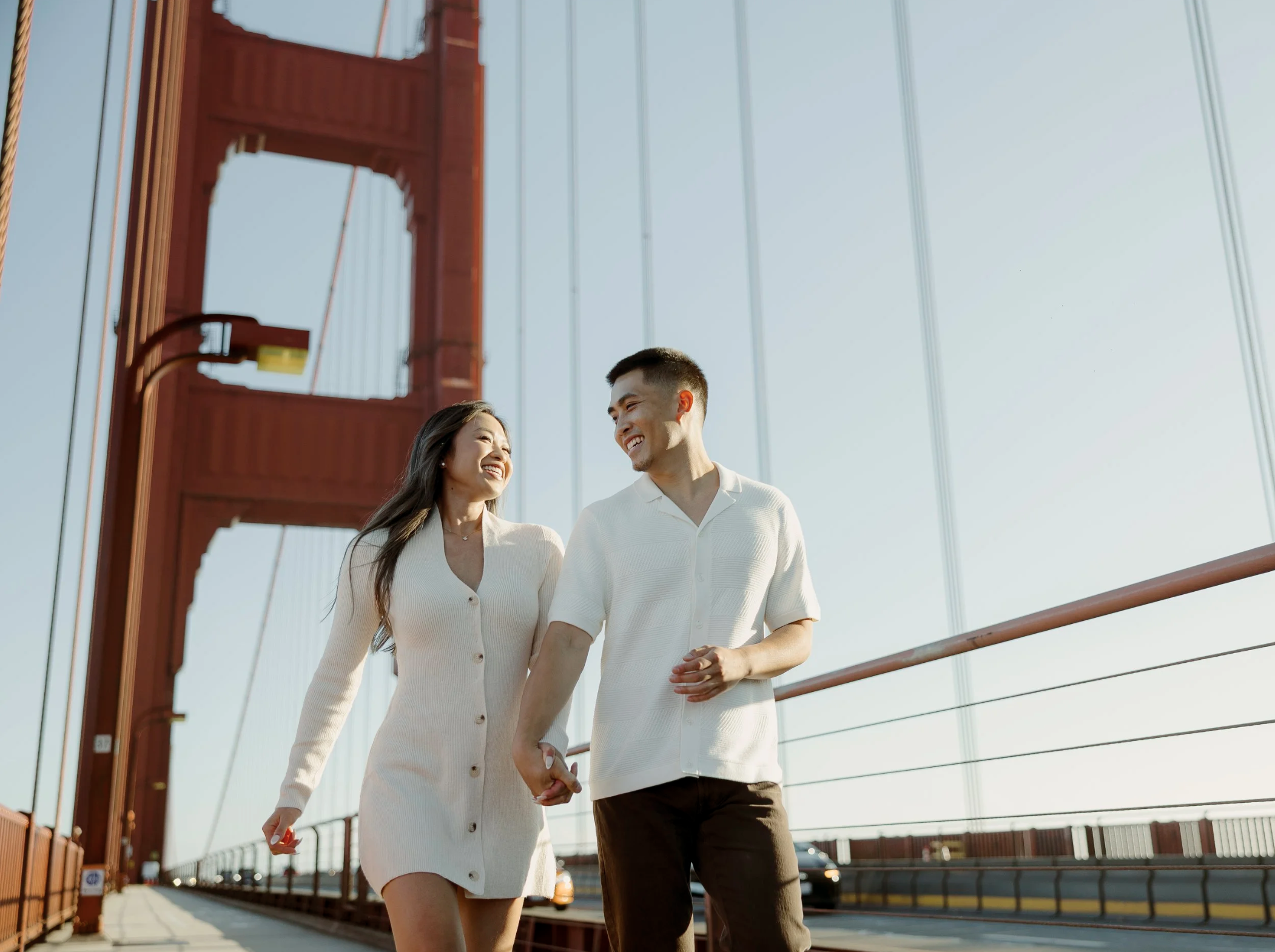 Sandra &amp; Andrew’s Golden Gate Bridge Engagement Session