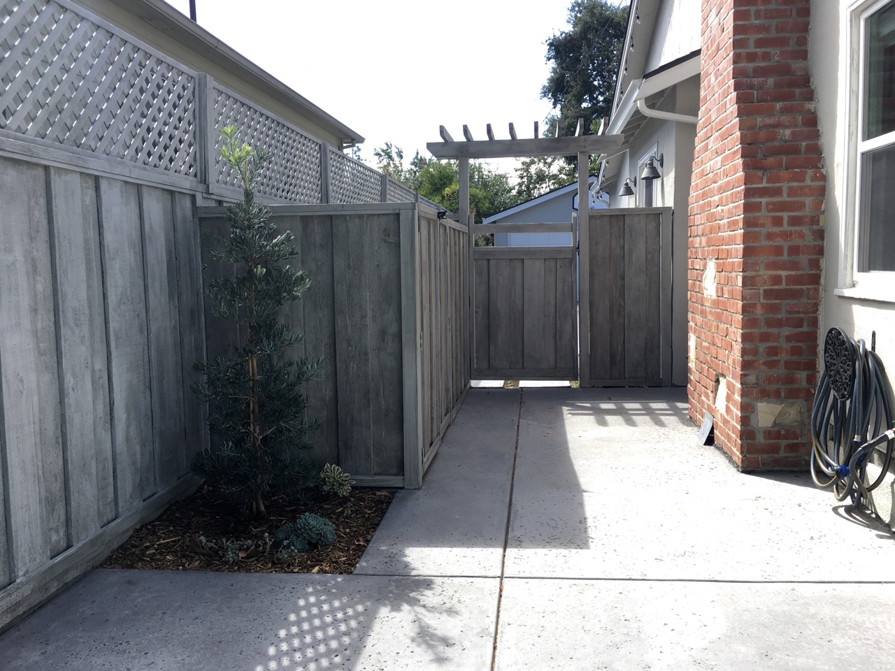 Salt finish concrete and gate with arbor.jpg