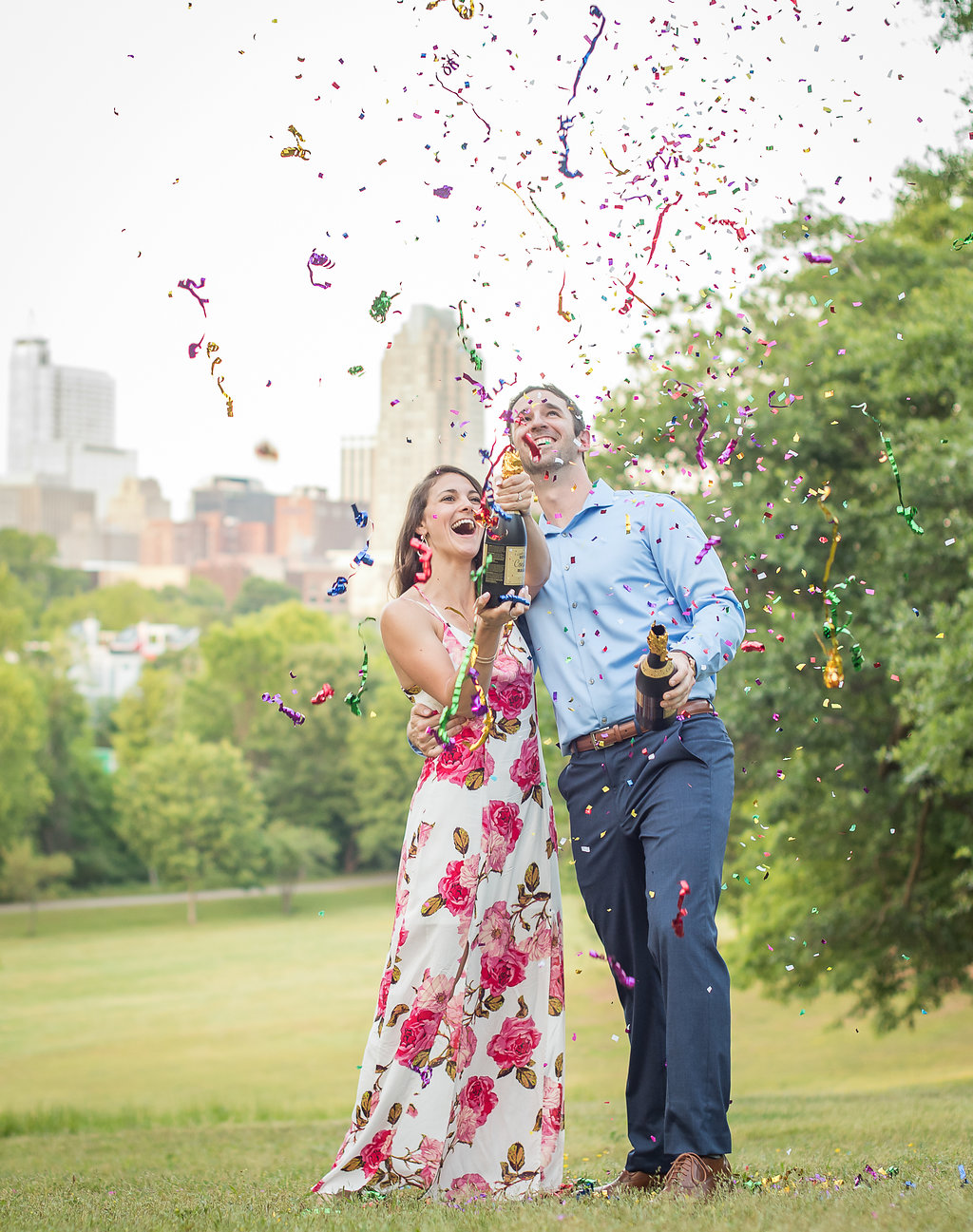 Confetti Engagement Photos in Raleigh NC.jpg